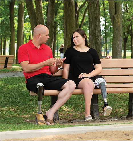 Matthieu and Amélie are pictured